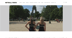 Desktop Screenshot of netballparis.com